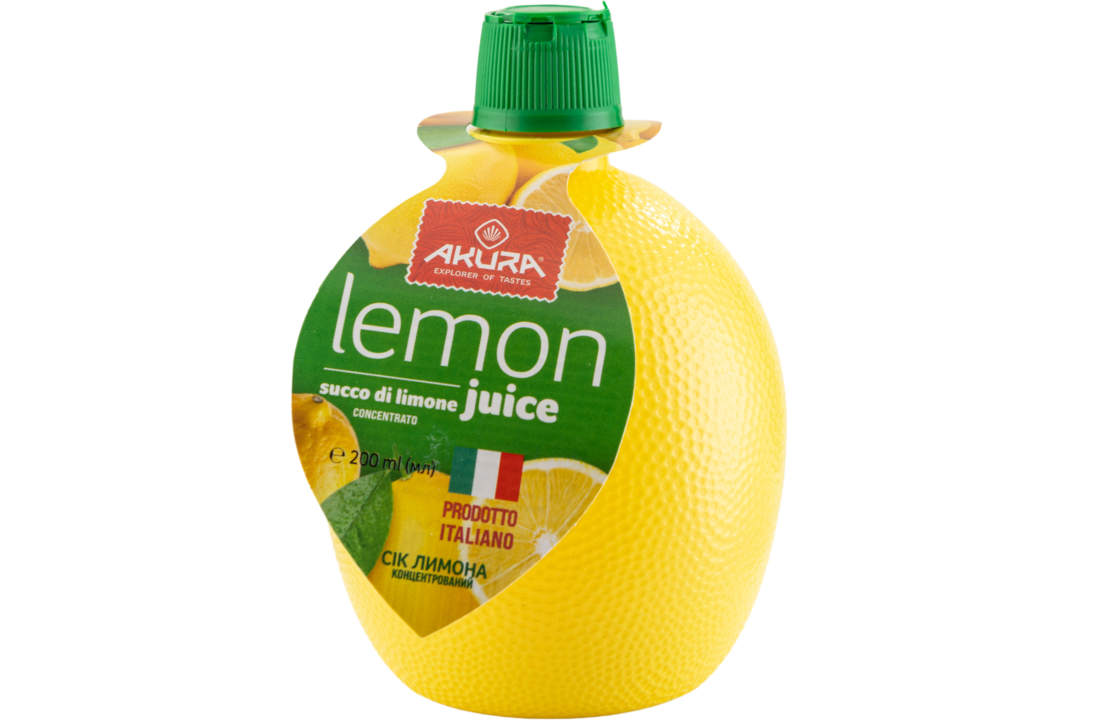 Фото Сік лимону 220 мл Akura