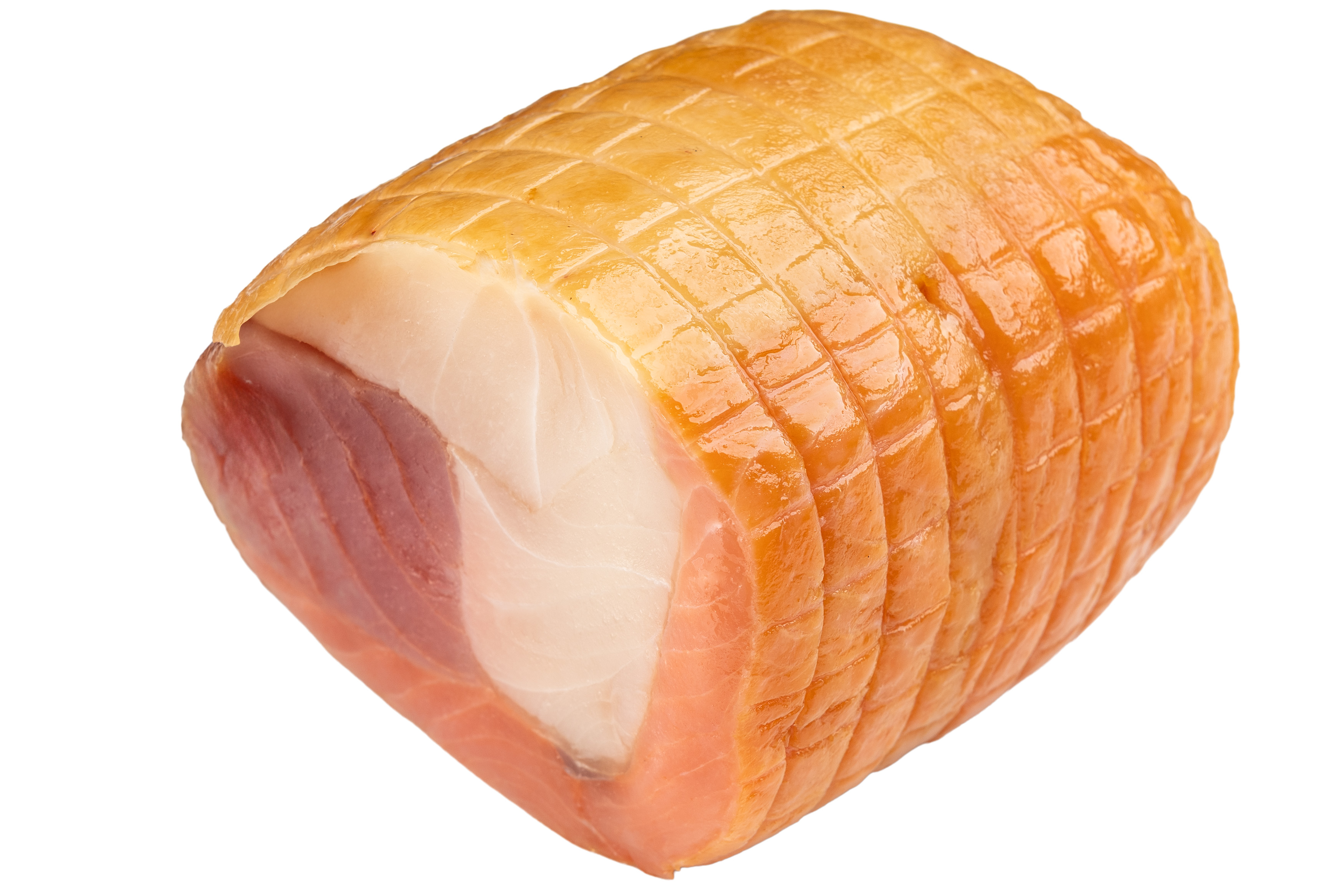Photo Hot smoked fish roll, delicatessen