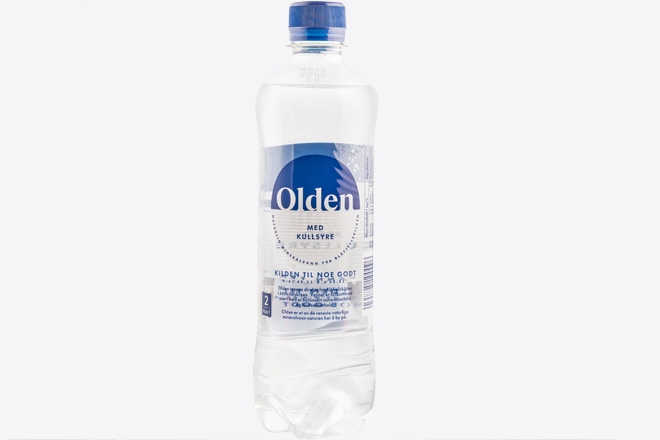 Фото Страва Вода мінеральна природна газована Olden пет 0,5 л, Норвегія