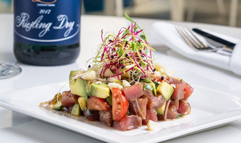 Photo Dish Tuna ceviche, portion