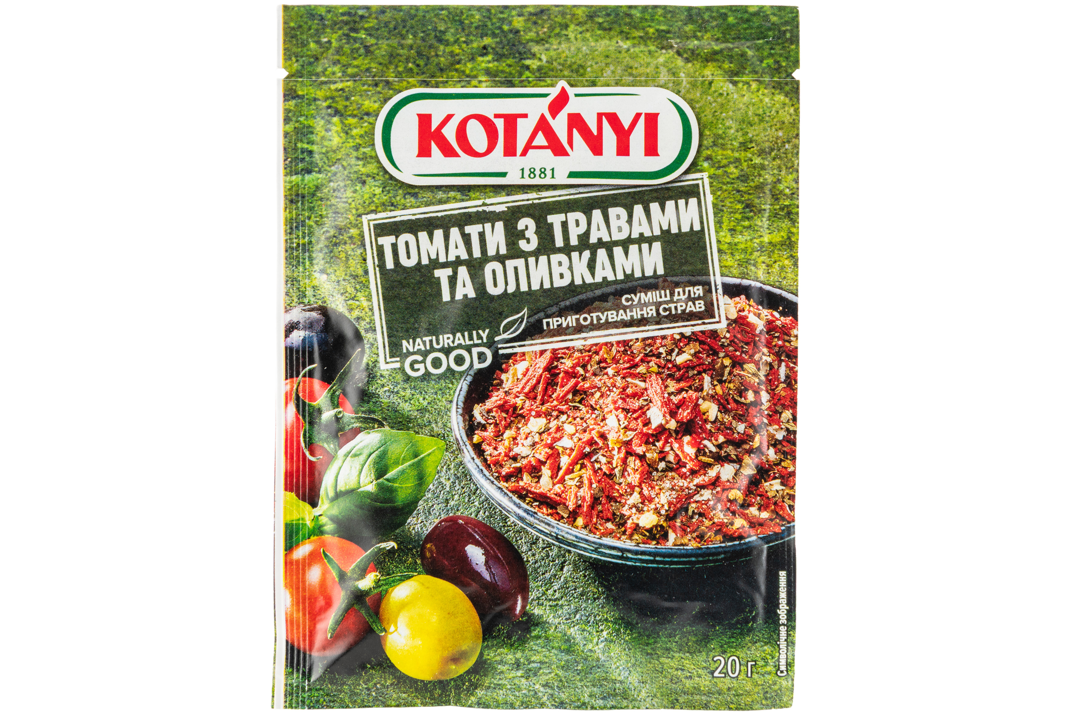 Фото Томати з травами та оливками 20г Kotányi