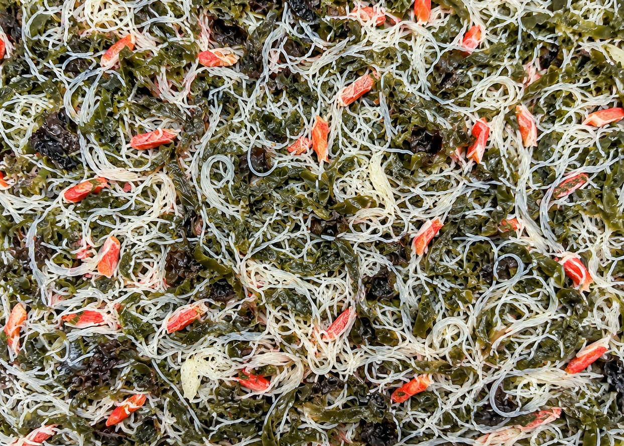 Фото Салат капуста морська з фунчозою ваг.FF
