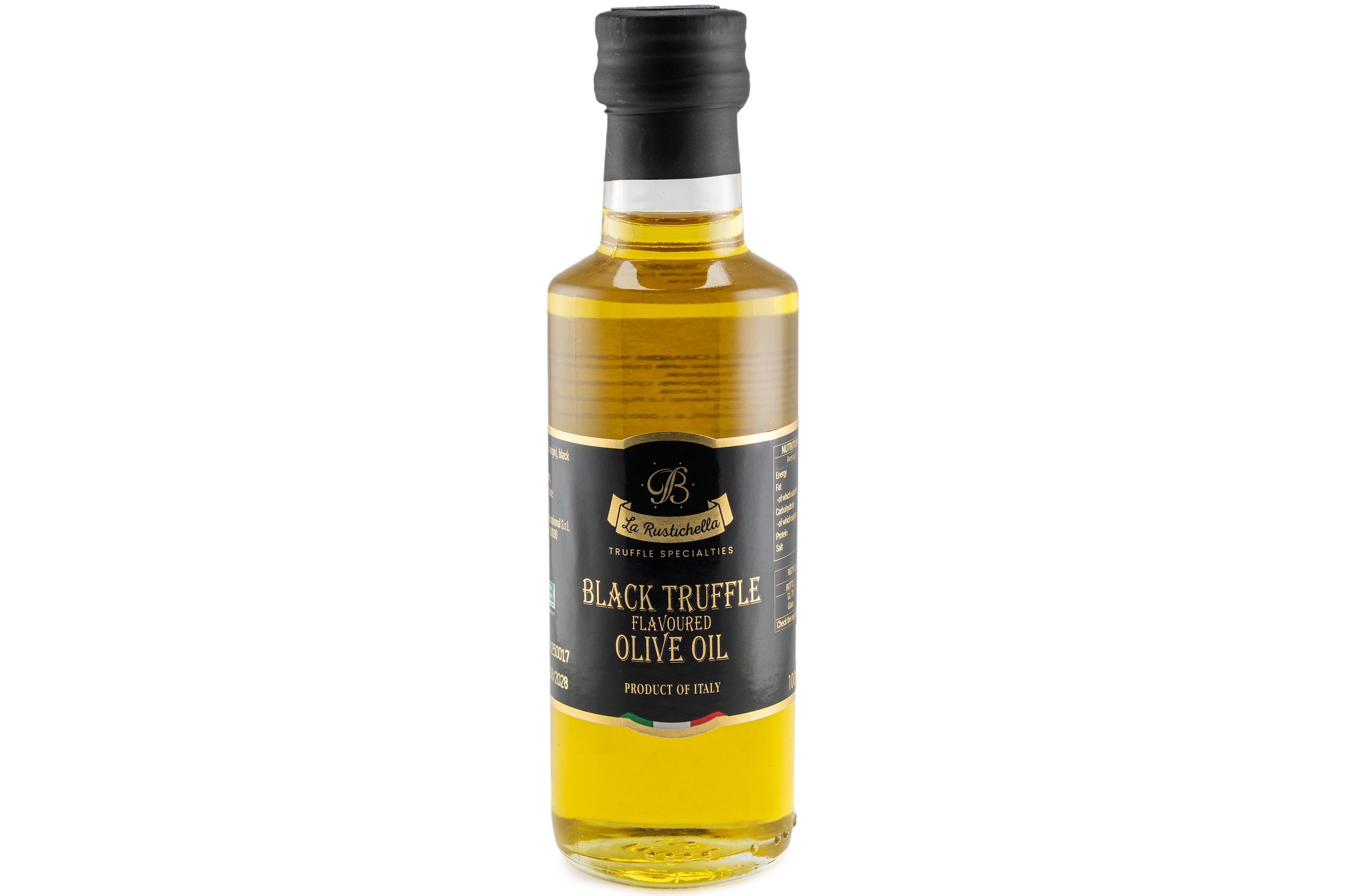 Фото Олія оливкова зі смаком чорного трюфеля Black ttuffle flavoured olive oil 100 мл Італія