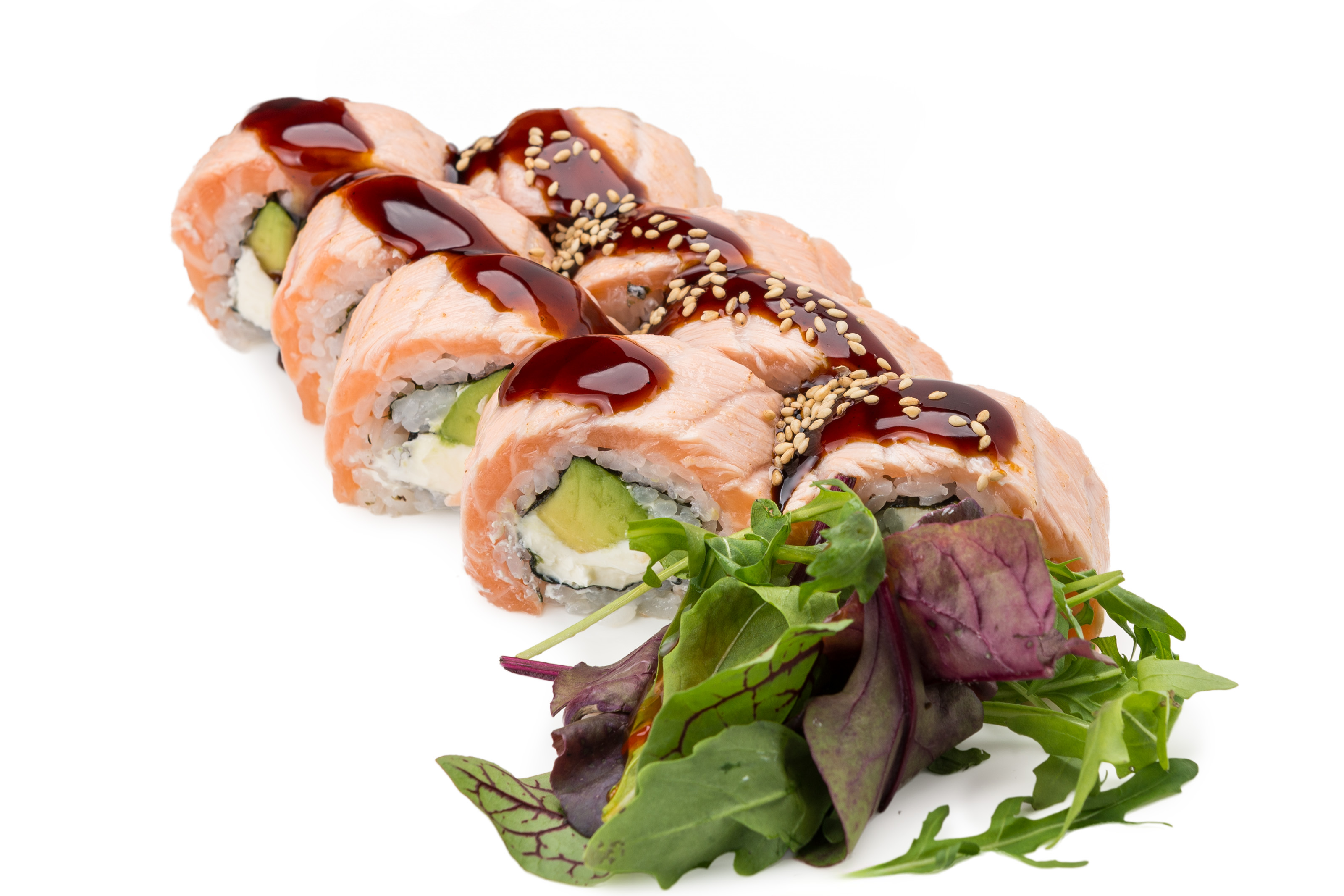 Photo Dish Royal Philadelphia with grilled salmon
