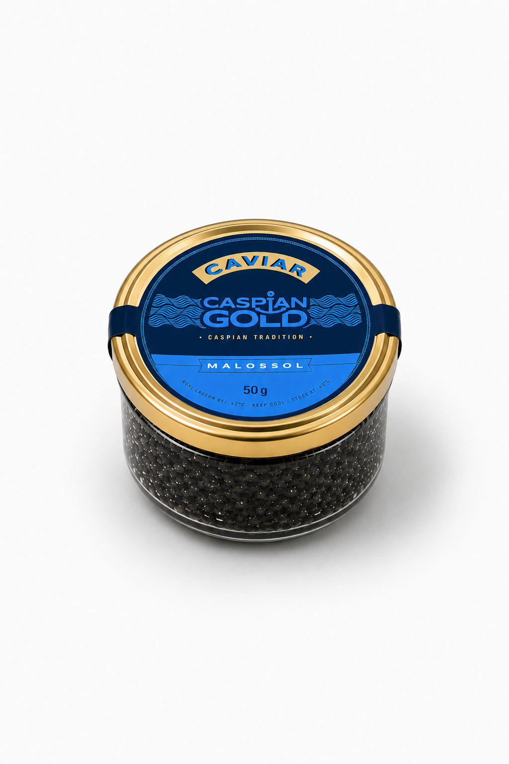 Photo Black caviar CASPIAN GOLD PREMIUM 50 g