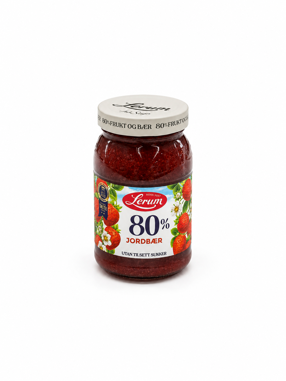 Фото Джем полуниця без цукру Strawberry Jam without sugar Lerym 330г Норвегія шт