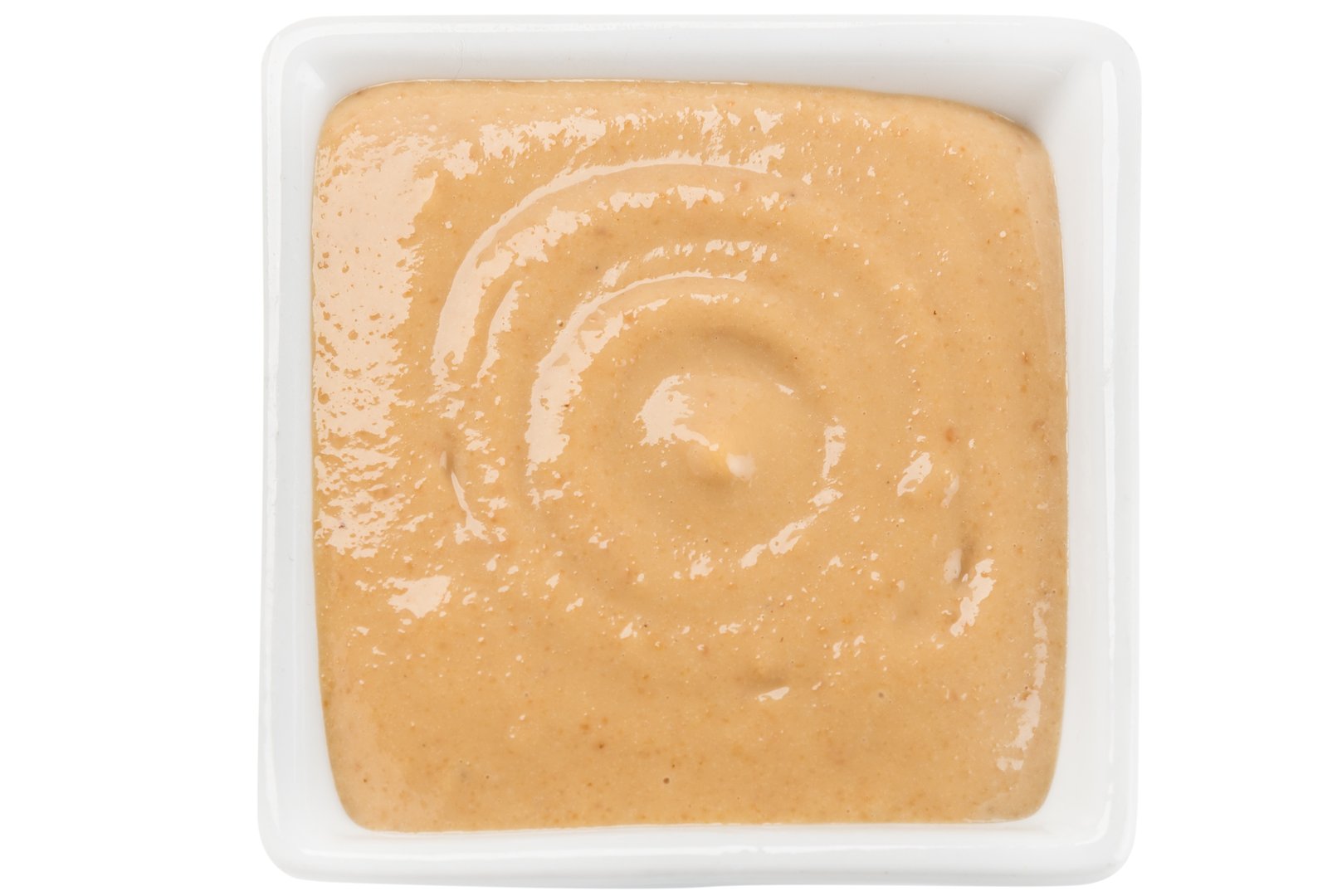 Photo Dish Sauce Cashew portions. Sushi