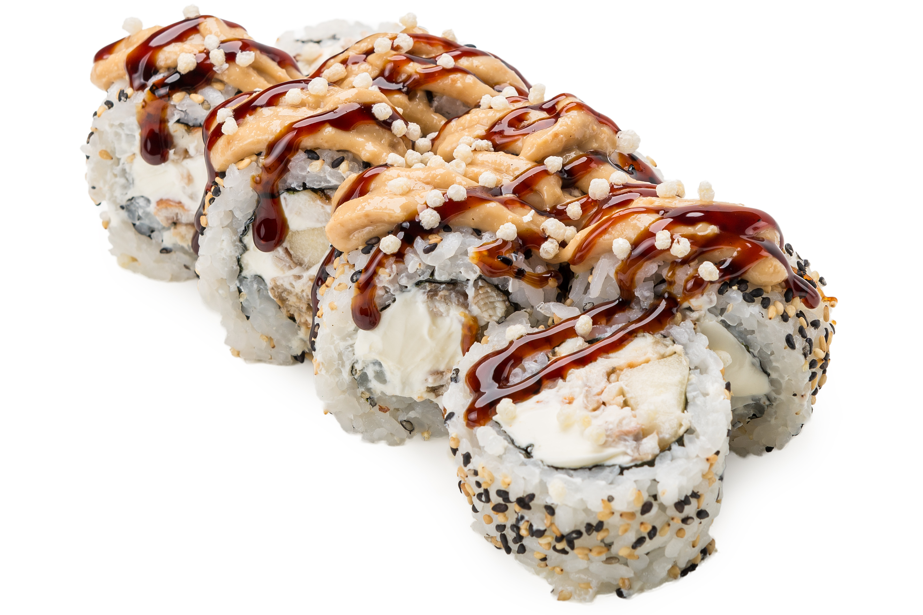 Photo Dish Philadelphia with eel and pear in sesame