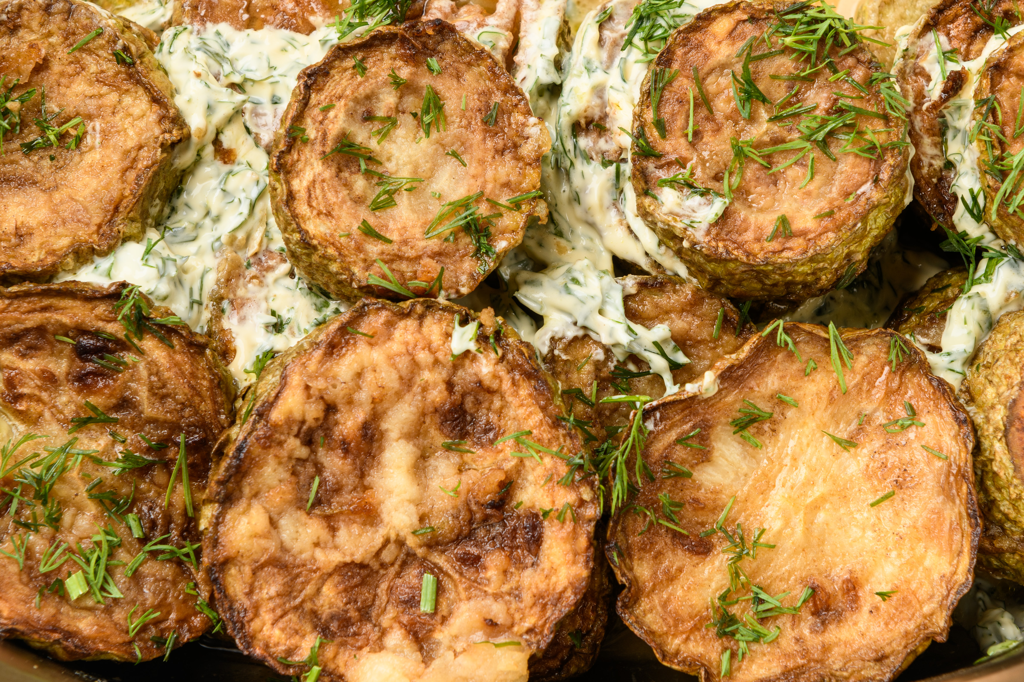Photo Fried zucchini