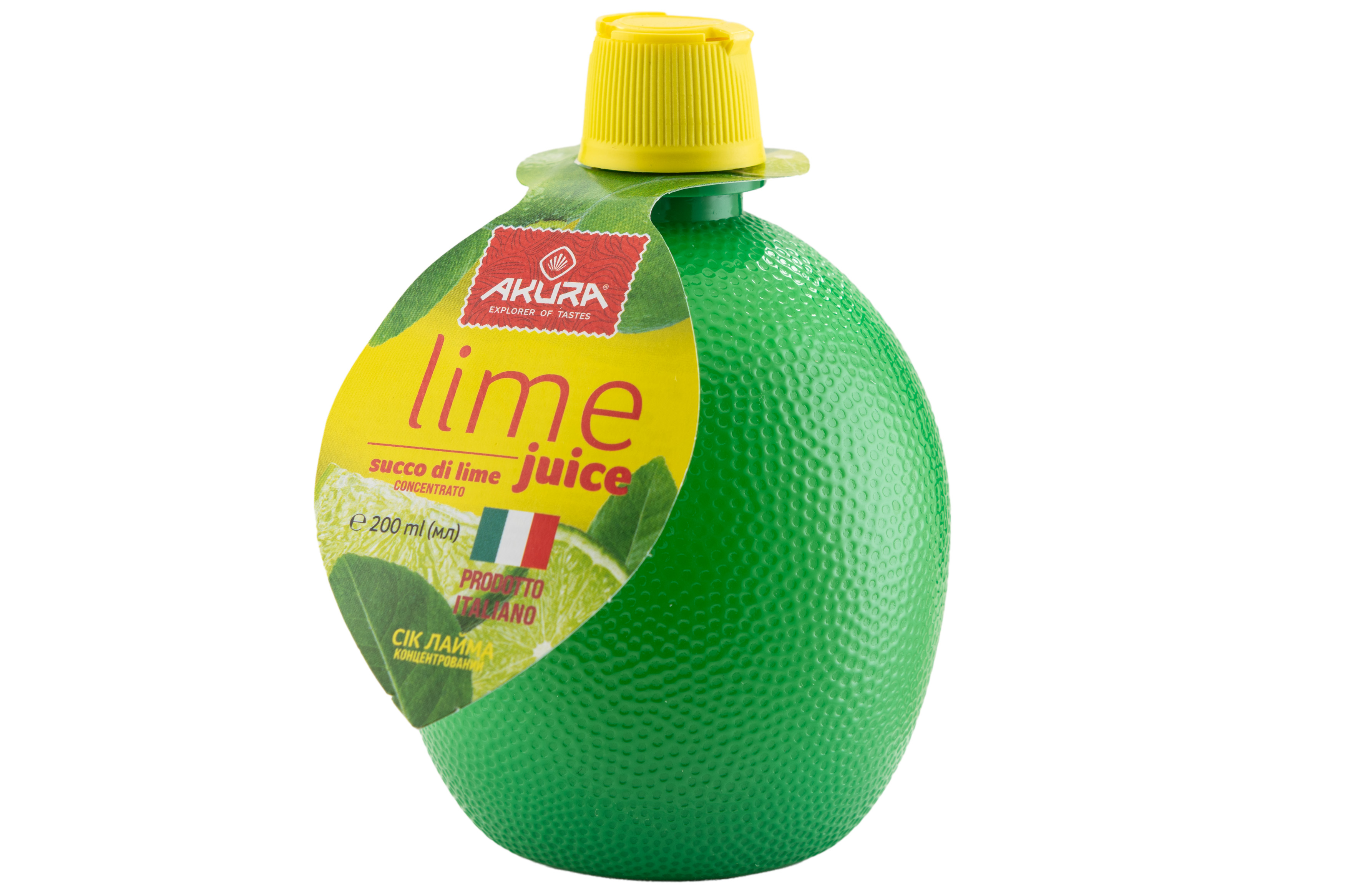 Фото Сік лайма концентрований 220 мл Akura
