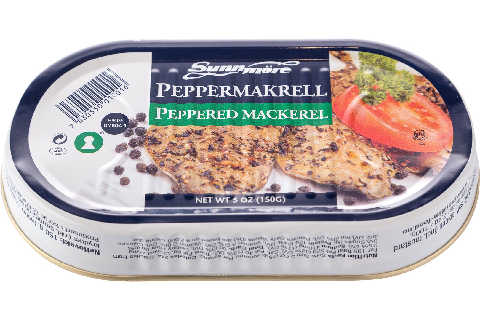 Фото Філе скумбрії з перцем (peppermackerel sunnmore/scombrus scom) 150 г Норвегія
