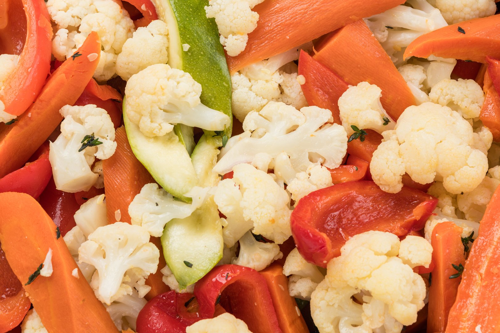 Photo Steamed vegetables