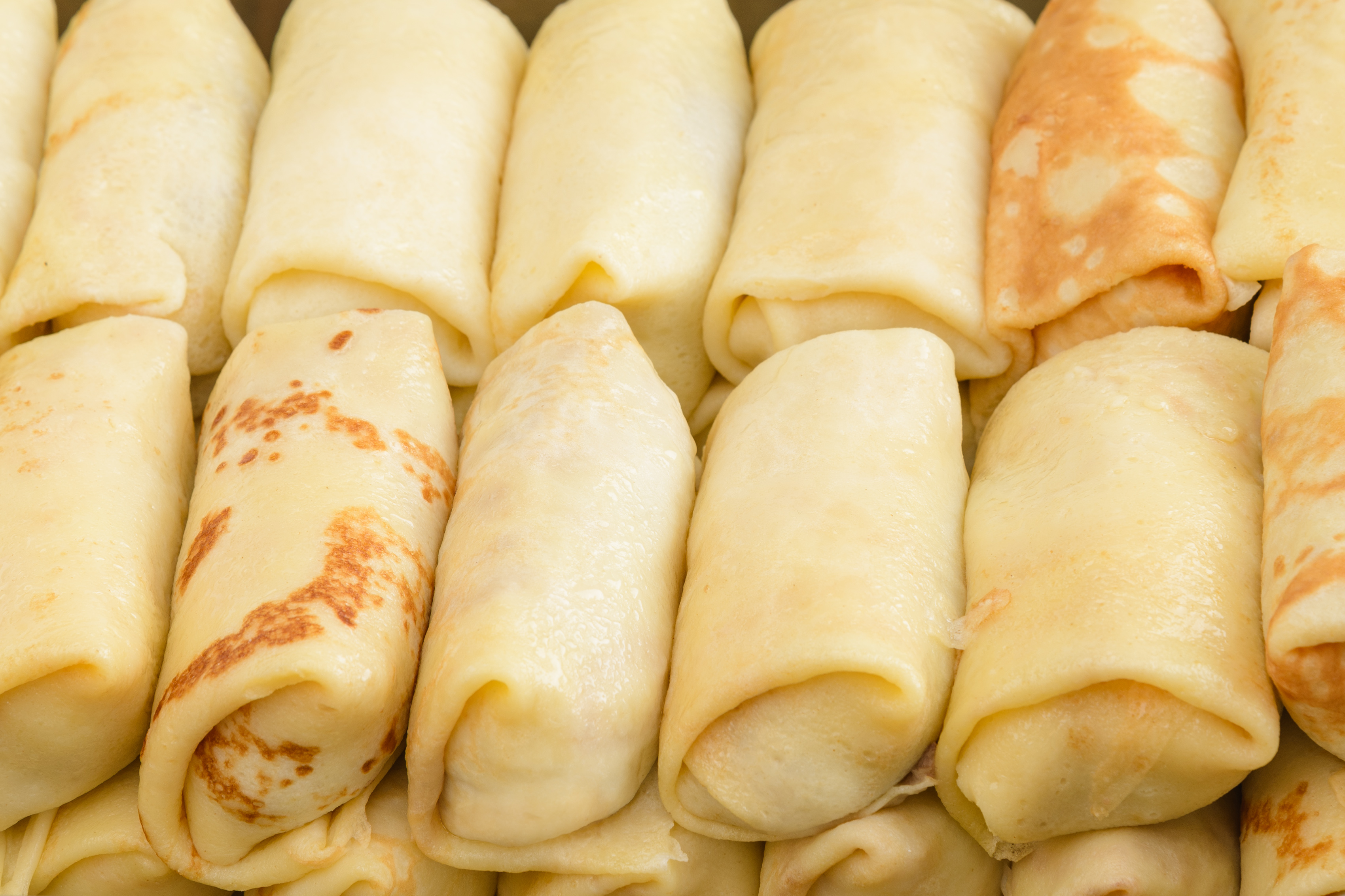 Photo Pancakes with apple confit