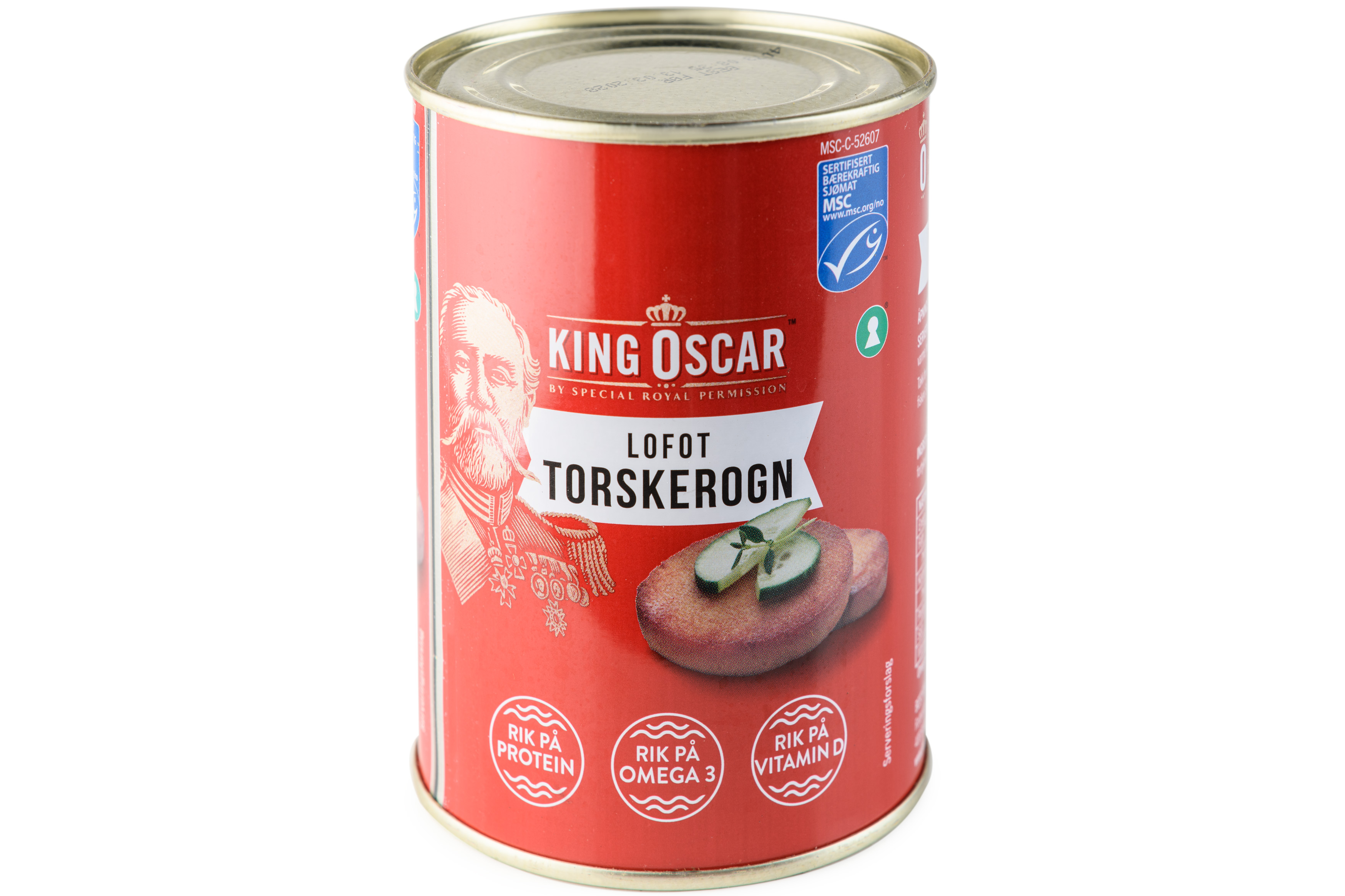 Фото Ікра тріски «Cod roeKing Oscar» 400г НОРВЕГІЯ
