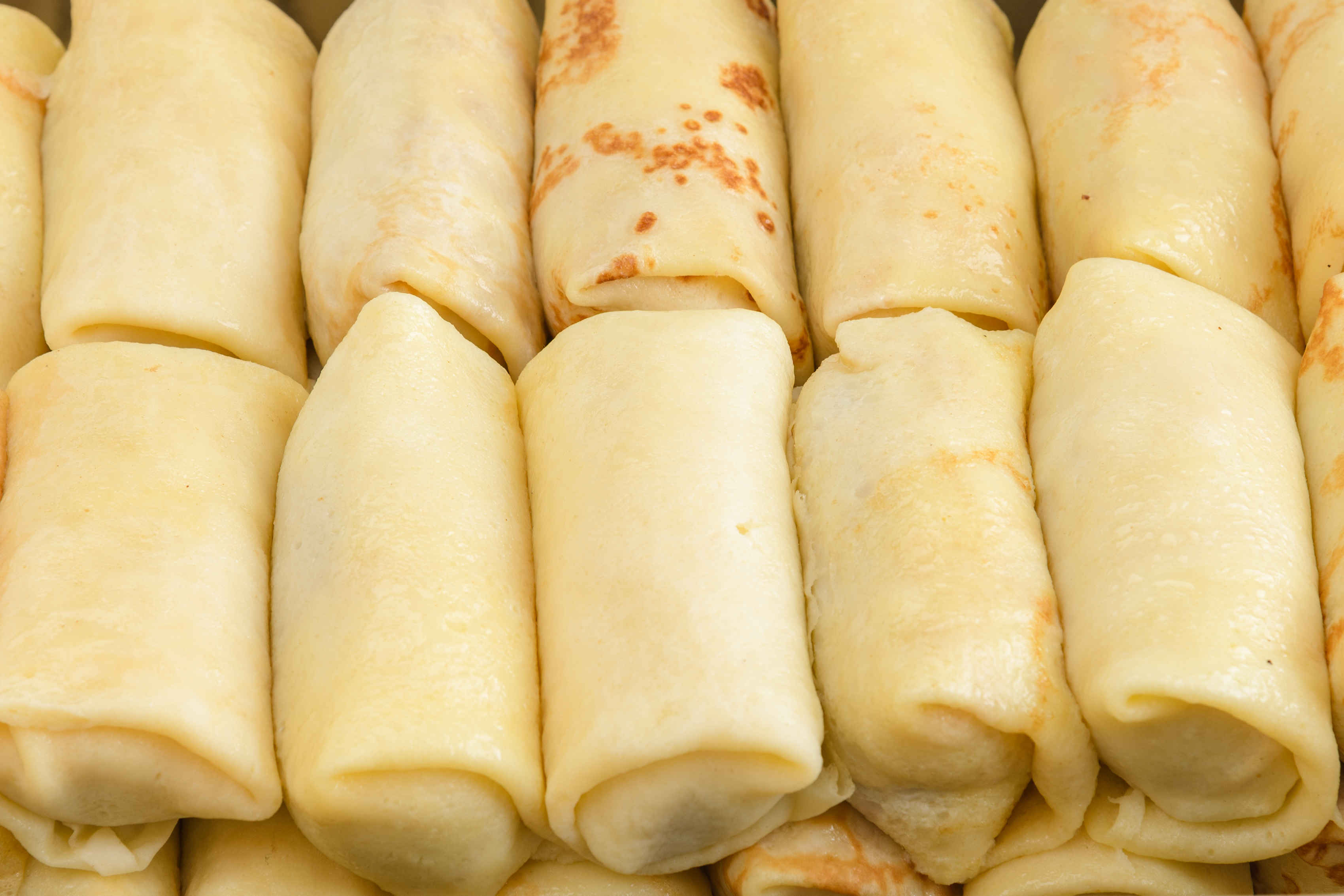 Photo Pancakes with chicken