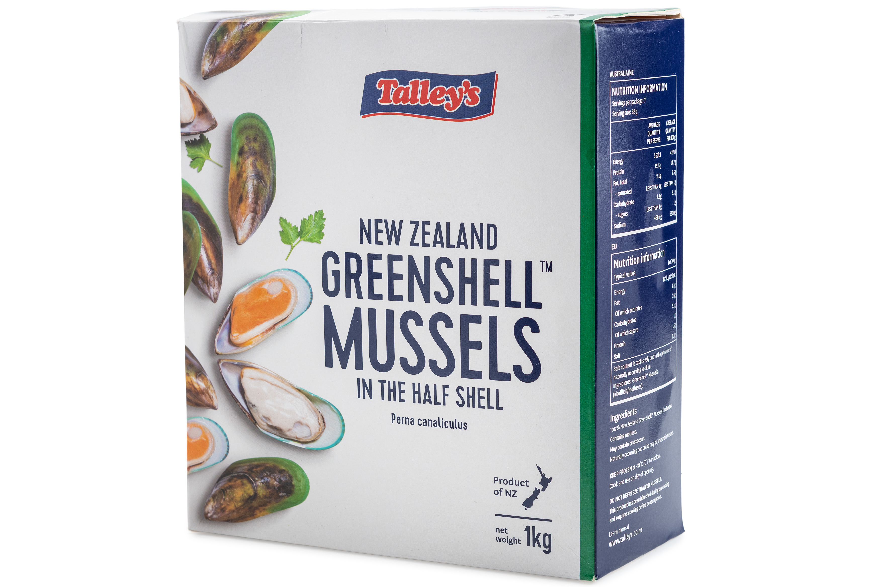 Фото Мідії в зеленій напівмушлі 1 кг