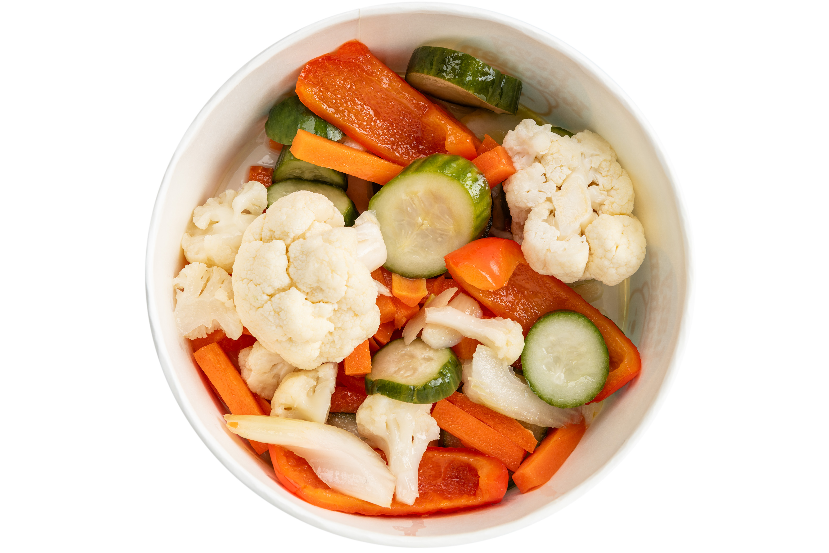 Photo Vegetables are marinated. L.K.