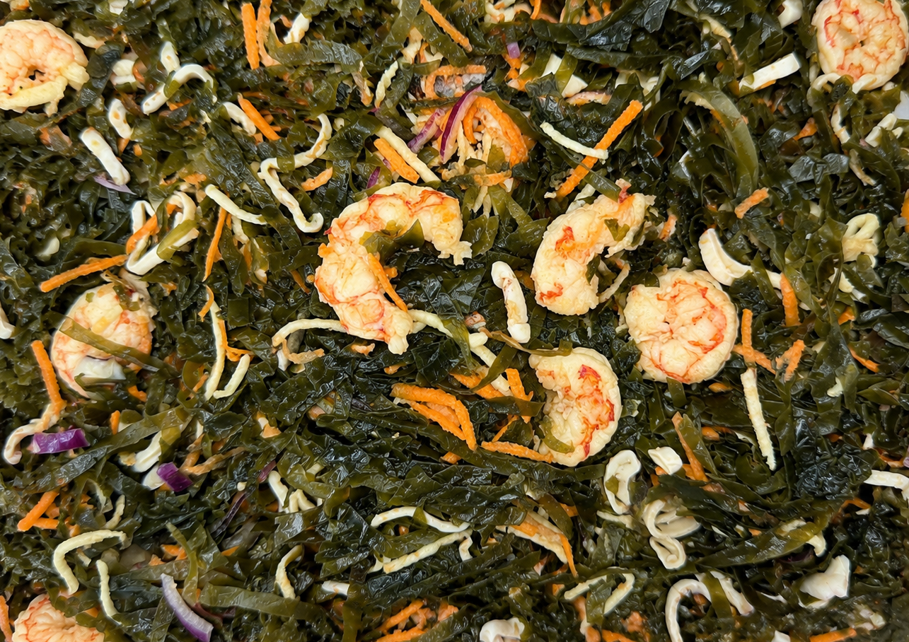 Photo Seaweed and Seafood Mix Salad