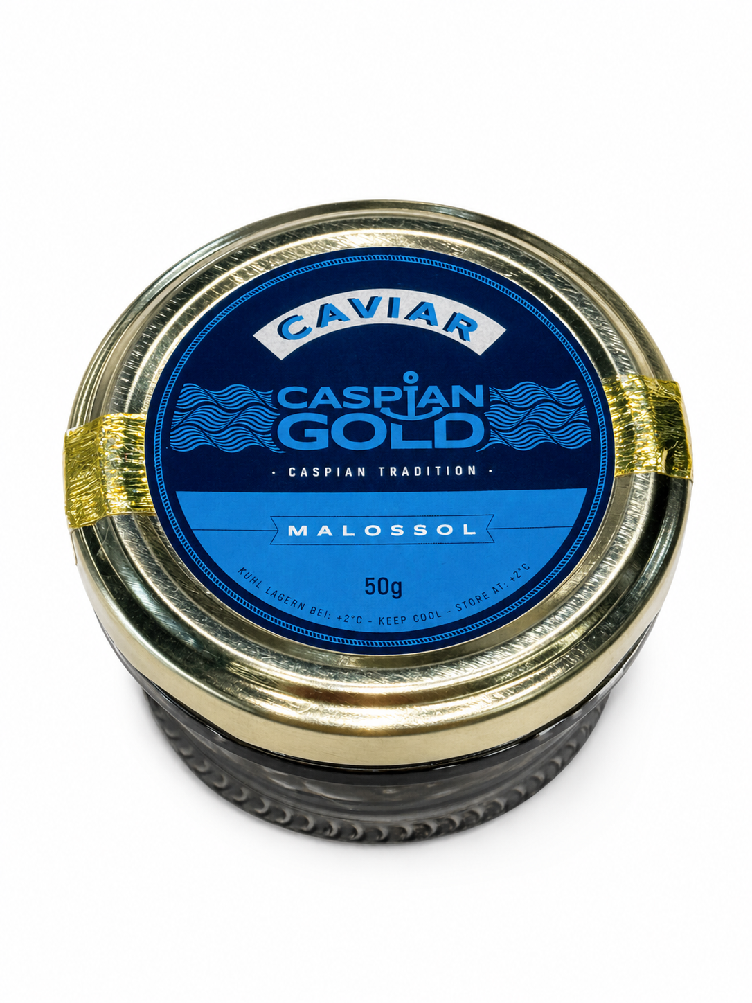 Фото Ікра чорна CASPIAN GOLD PREMIUM 50 г
