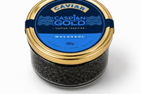 ☰ Ікра чорна CASPIAN GOLD PREMIUM 100 г ціна від 6690 грн
