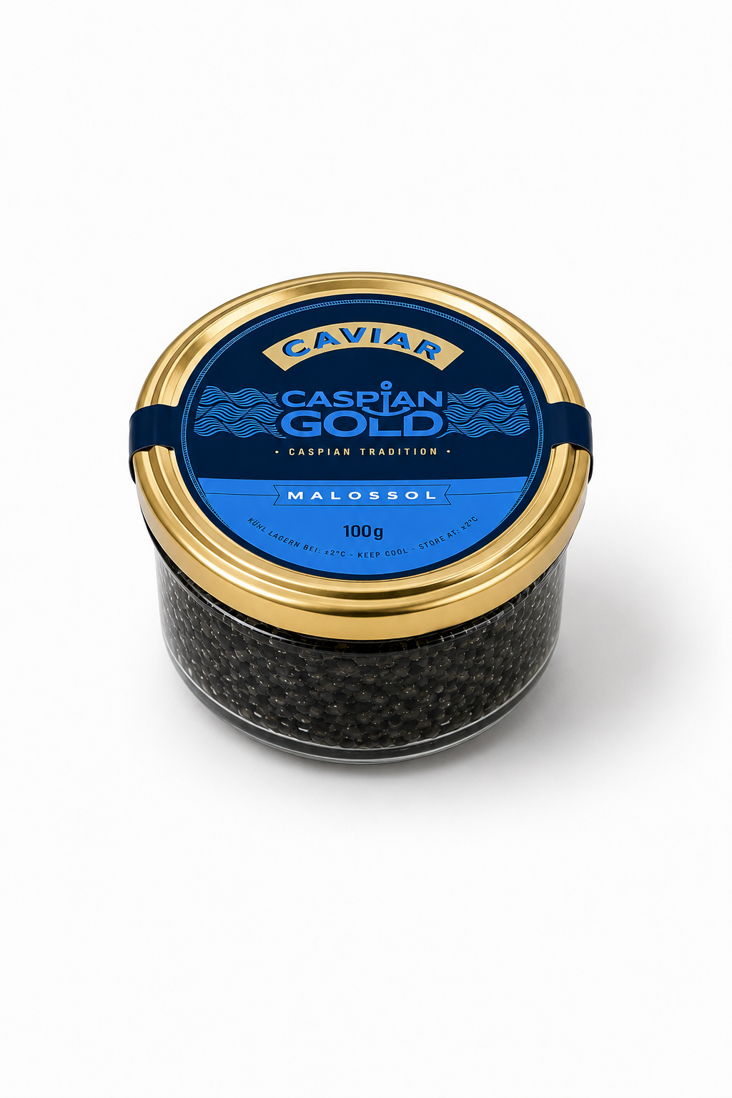 Photo Black caviar CASPIAN GOLD PREMIUM 100 g