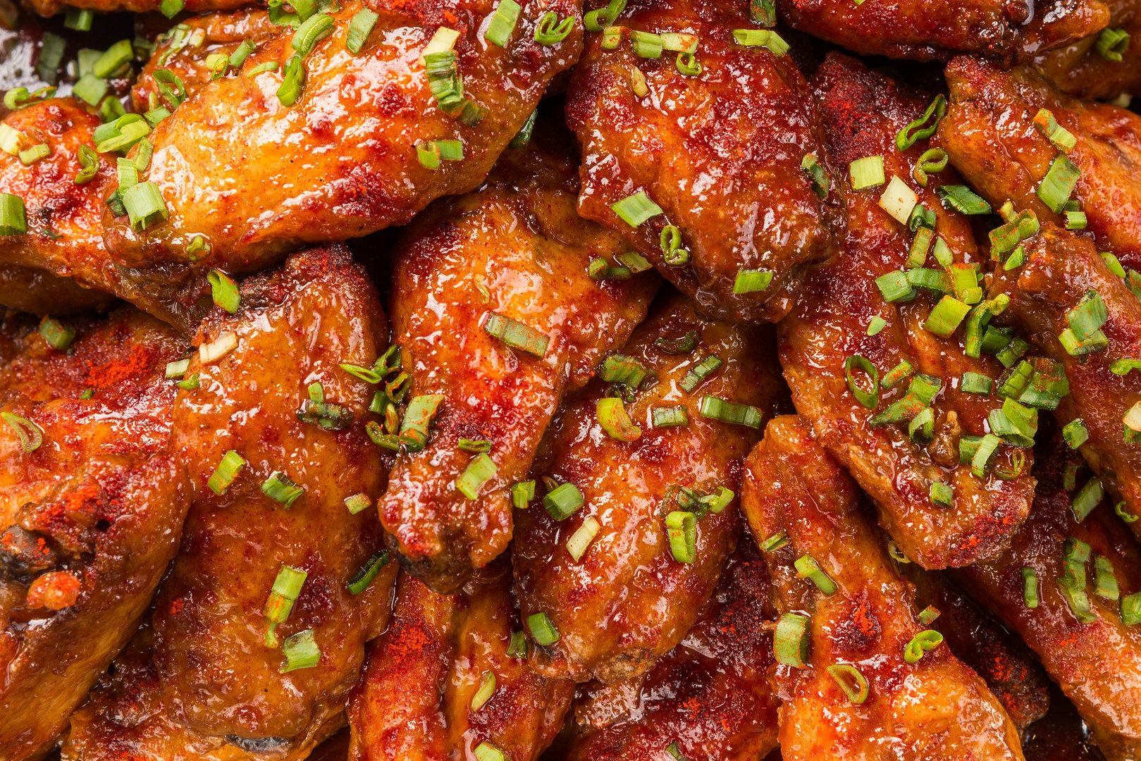 Photo Chicken wings in teriyaki sauce